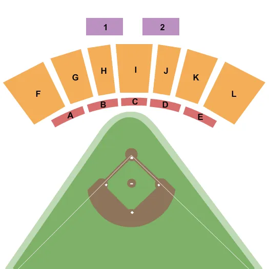 seating chart for Brown-Stroud Field - Baseball - eventticketscenter.com